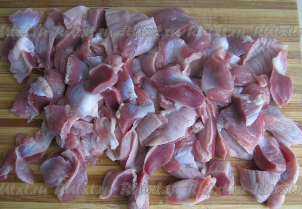 Рецепты жареных куриных желудков