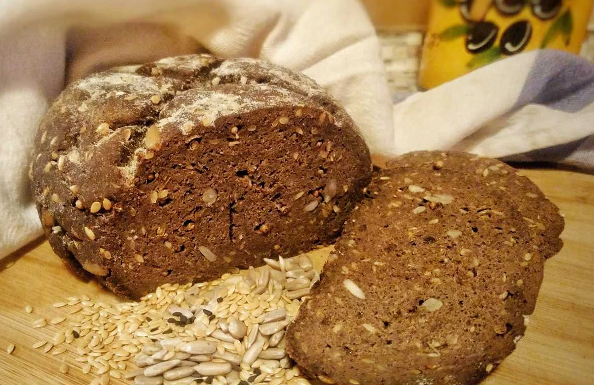 Ингредиенты для приготовления хлеба из льняной муки